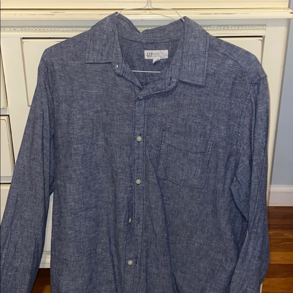 Men’s Denim Button Down